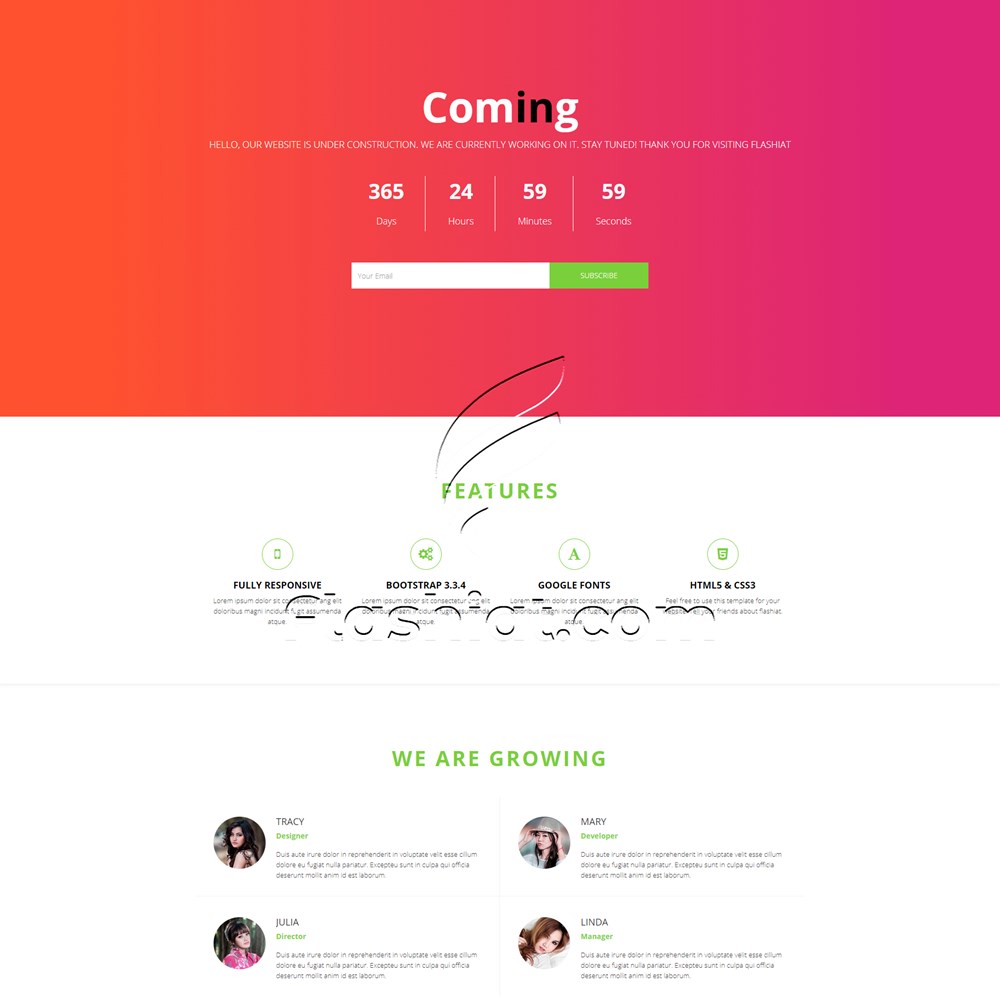 free quick html5 css templates
