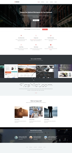 Medigo Red - Free HTML5 & CSS Template - Flashiat